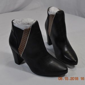 mark by Avon Sideswipe Booties Black Ankle Boot